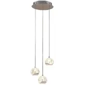 LUCANDE Hanglampe , Hayley, Doorzichtig, Woonkamer, Glas, Modern