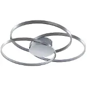 LINDBY Plafondlamp , Riley, dimbare, Metallic, Woonkamer, Aluminium, Modern