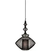 Forestier Hanglampe , Opium, dimbare, Zwart, Woonkamer, Metaal, Designer