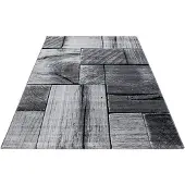 Muratap Parma design vloerkleed / grijs laagpolig- 200x290 cm
