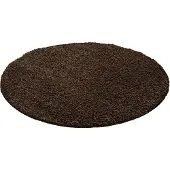 Muratap Basic rond shaggy vloerkleed hoogpolig- 160 cm rond