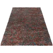 Muratap Rainbow soft shaggy hoogpolig vloerkleed terra- 80x250 cm