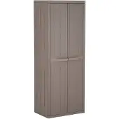 vidaXL Tuinkast 65x45x172 cm polypropyleen hout-look bruin