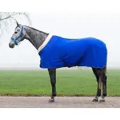 QHP Fleece deken Brilliance Victoria blue-185