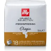 Illy - Iperespresso - koffiecapsules - Arabica Selection - Ethiopië - 6 x 18 capsules