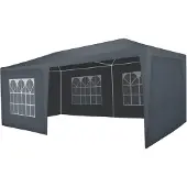 Lizzely Garden & Living Partytent 3x6m donkergrijs budget