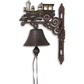 Benza Gietijzeren Deurbel Locomotief - 32 X 27 X 14 Cm