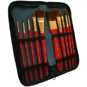 Mont Marte Signature set Waterverf Penselen in etui - 11 delig