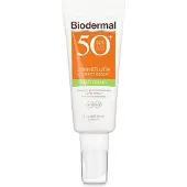 Biodermal Zonnebrand - Matterende Zonnefluïde voor het gezicht SPF 50 - 40ml - Voorkomt glimmen en puistjes
