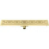 Best design Douchegoot Nancy Met Flens 80x7x7 cm RVS Mat Goud