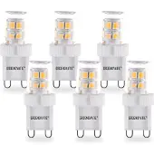 Groenovatie G9 LED Lamp 2W Extra Klein Warm Wit 6-Pack