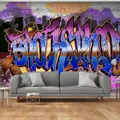 Artgeist Fotobehang – Behangpapier - Fotobehang - Colorful Mural 100x70 -