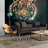 Artgeist Fotobehang – Behangpapier - Fotobehang - Bengal Tiger 200x154 -