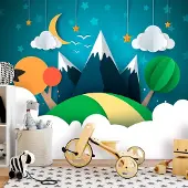 Artgeist Fotobehang – Behangpapier - Fotobehang - Little Traveller 350x245 -