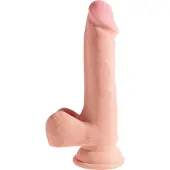 King Cock - Triple Density Dildo met Balzak - 19 cm