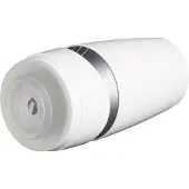 Tenga - Aero Silver Ring - Masturbator - Inclusief Droog Standaard - Wit