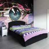 Artgeist Fotobehang – Behangpapier - Fotobehang - eye (graffiti) 250x193 -