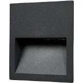 LUCANDE Buitenverlichting , Loya, Zwart, Balkon, Aluminium, Modern