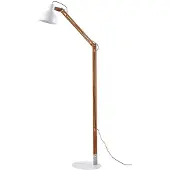 LINDBY Vloerlampe , Shivanja, Hout, Werkkamer / Kantoor, Hout, Modern