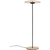 Marset Vloerlampe , dimbare, Hout, Woonkamer, Aluminium