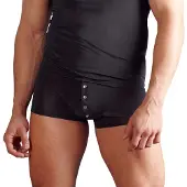 Svenjoyment Underwear Heren Boxer met Drukknoopjes - Zwart