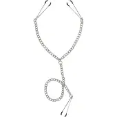 Master Series - Nipple To Clit Klemmenset - Zilver