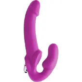 Strap U - Evoke Vibrating Strapless Silicone Strap On Dildo