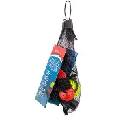 Get & go Jeu de Boules Accessoireset - Rood/Fluorgeel/Zwart