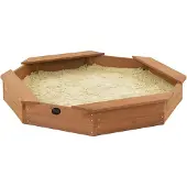 Plum Treasure Beach houten zandbak - 116 x 116 cm