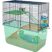 Vadigran 1749 Hamsterkooi Habitat Metro Marineblauw 51 x 26 x 52 cm