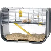 Molecule Savic Hamsterkooi Geneva Zilver/antraciet - 60 x 29 x 44 cm