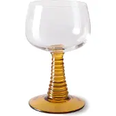 HK Living Swirl wijnglas hoog Blue