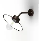 Roger Pradier Belcour Wandlamp Model 8 Old rustic | Clear