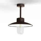 Roger Pradier Belcour Plafondlamp Model 2 Old rustic | Clear