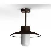 Roger Pradier Belcour Plafondlamp Model 2 Old rustic | Frosted