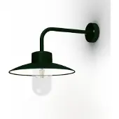 Roger Pradier Belcour Wandlamp Model 9 British Green | Clear
