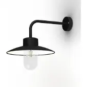 Roger Pradier Belcour Wandlamp Model 9 Dark black | Clear