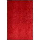 vidaXL Deurmat wasbaar 120x180 cm rood