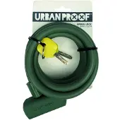 URBAN PROOF spiraalslot, 12 mm, 150 cm, matgroen