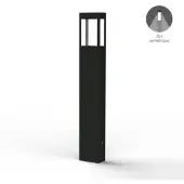 Roger Pradier Tetra Model 4 Sokkellamp Dark grey | Built-in LED Symetric 12W