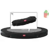 Berg Trampoline Rand Favorit inground 380 cm Zwart