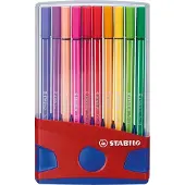 Stabilo Pen 68 - Premium Viltstift - ColorParade Etui Met 20 Kleuren