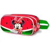 KARACTERMANIA 3d Minnie Watermelon Disney Double Pencil Case Veelkleurig Man