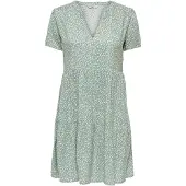 ONLY Jurk 'ONLZally' pastelgroen / wit