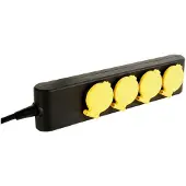 Perel Stekkerdoos - 4-voudig -