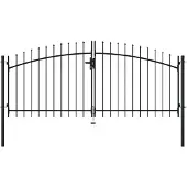 Super Merchant Dubbele deur hekpoort Woerden met speerpunt 299,5x149,5 cm
