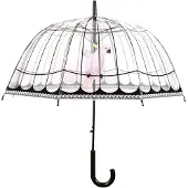 Esschert Design Paraplu vogelkooi - transparant - D80 cm - volwassenen