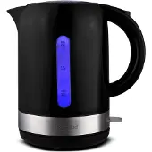 Techwood Bouilloire 1.7 L Noire Inox - Tb-1776