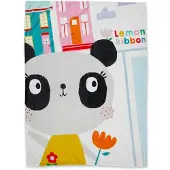 Lemon Ribbon Fleecedeken Manta Junior 100 X 135 Cm Polyester Wit
