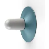 Roger Pradier Cooper Model 1 Wand/plafondlamp Blue | Frosted Glass